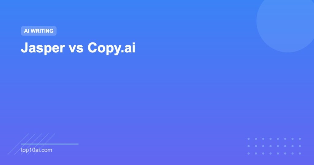 Jasper vs Copy.ai Comparison Featured Image